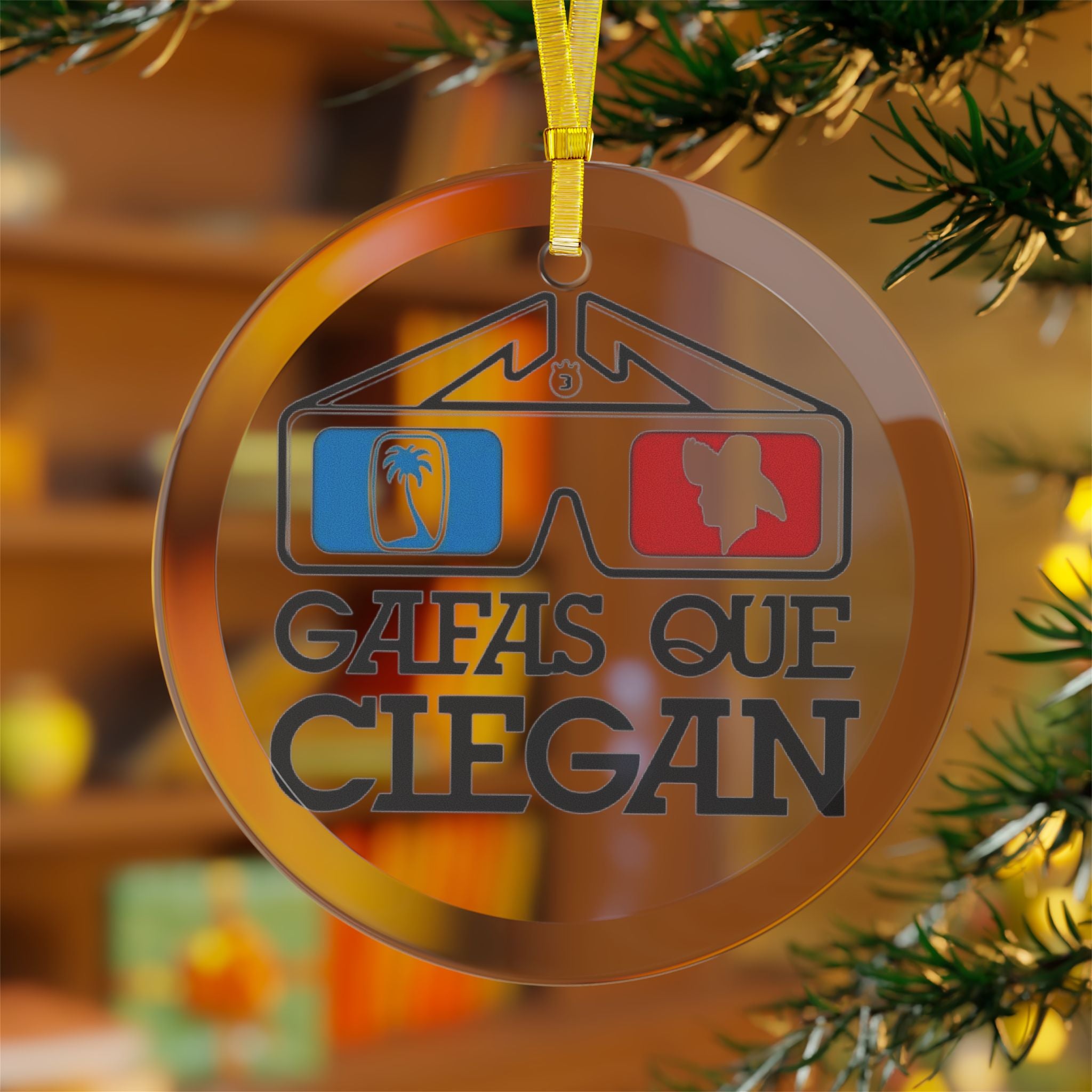 Puerto Rico Island Glass Ornament – Boricua Heritage Decor
