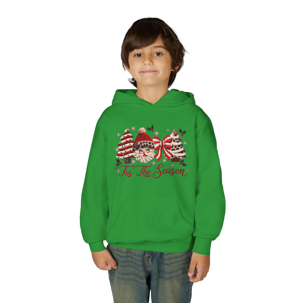 Youth Hoodie  Grinch Christmas Scene with 'Maybe Christmas' Quote