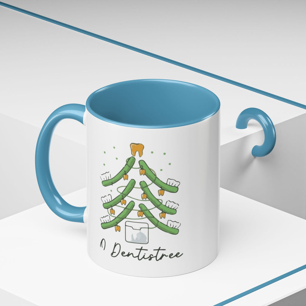 Dentist Christmas Mug - 'A Dentistree' Holiday Coffee Cup (11/15oz)