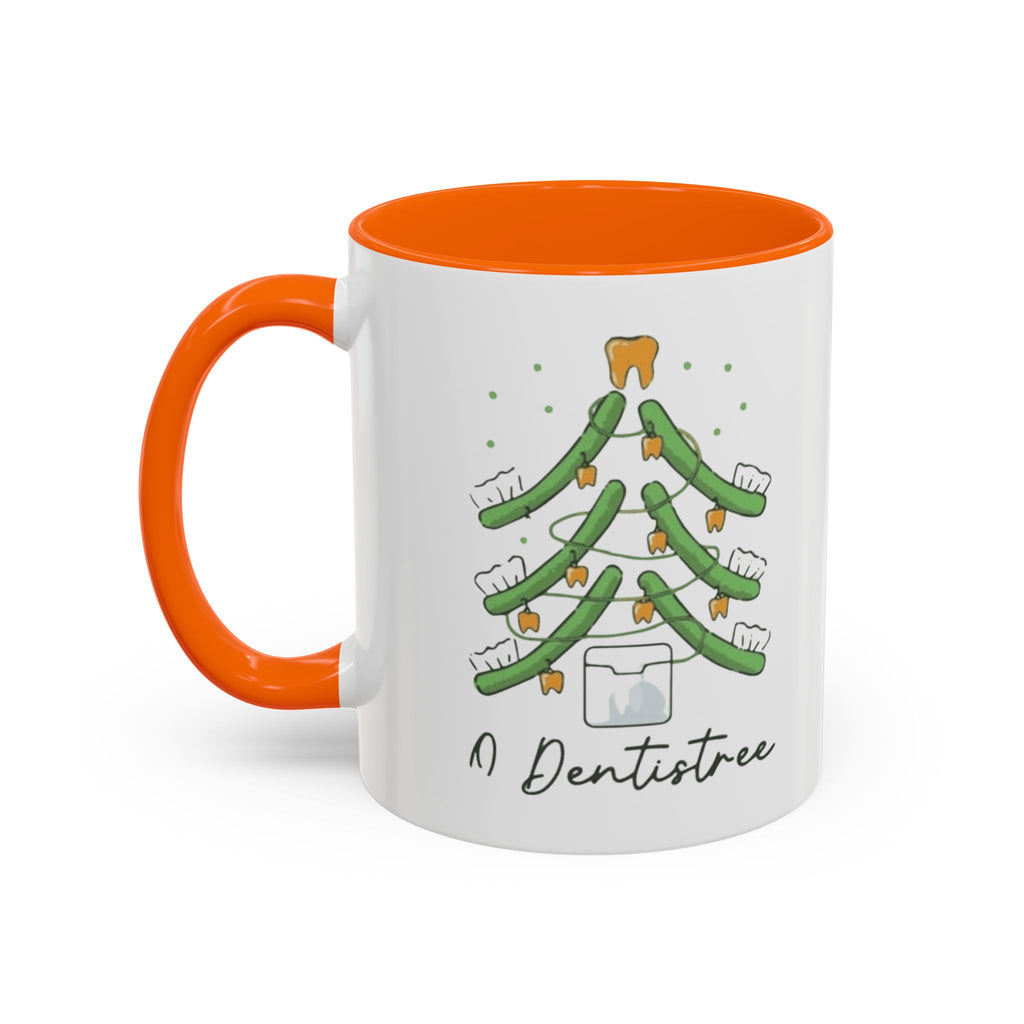 Dentist Christmas Mug - 'A Dentistree' Holiday Coffee Cup (11/15oz)