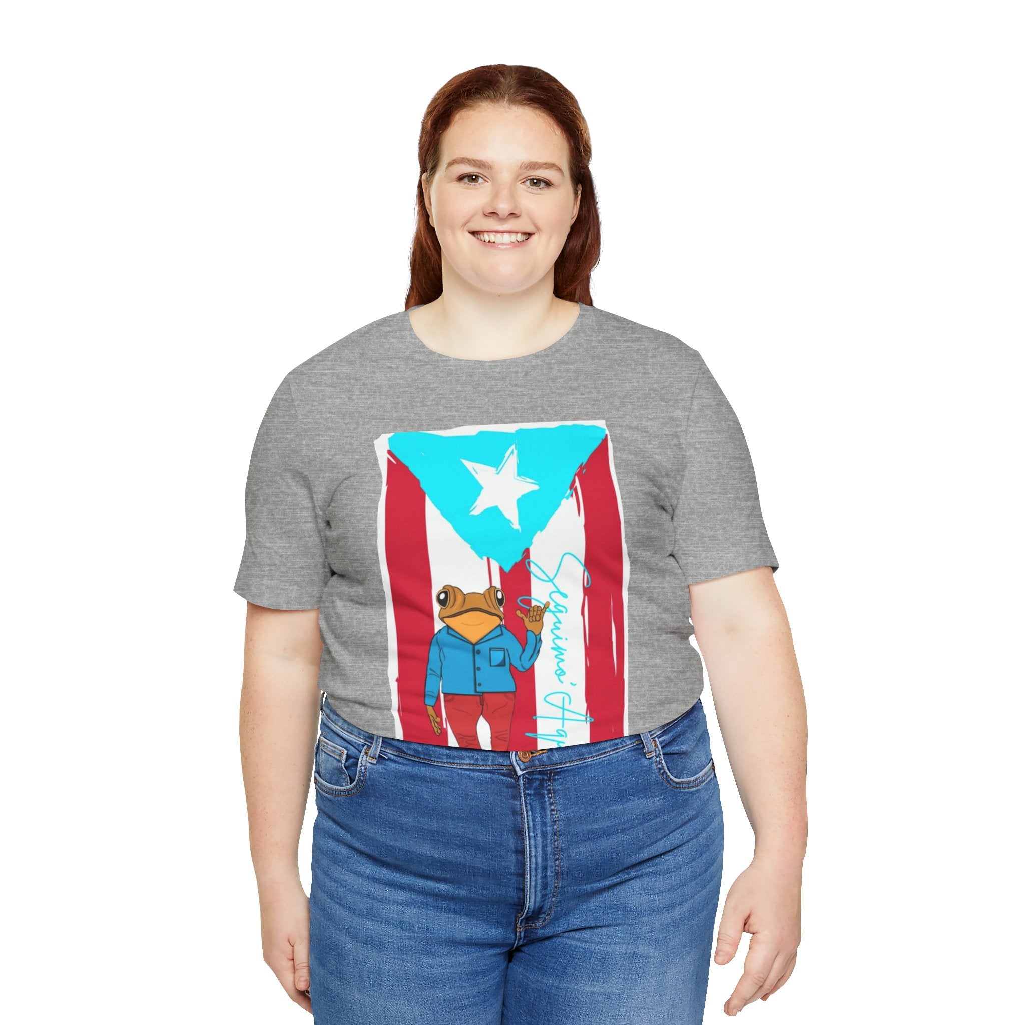 Puerto Rican Coqui Flag T‑Shirt  Boricua Pride Tee