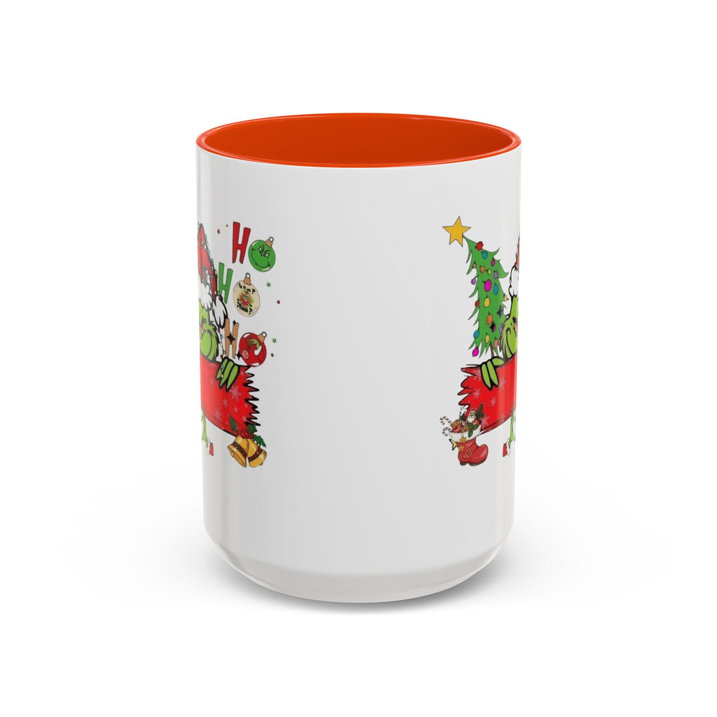 Christmas Grinch Mug (11oz & 15oz)  Funny Holiday Coffee Cup with Grinch Illustration Christmas Mugs Collection!