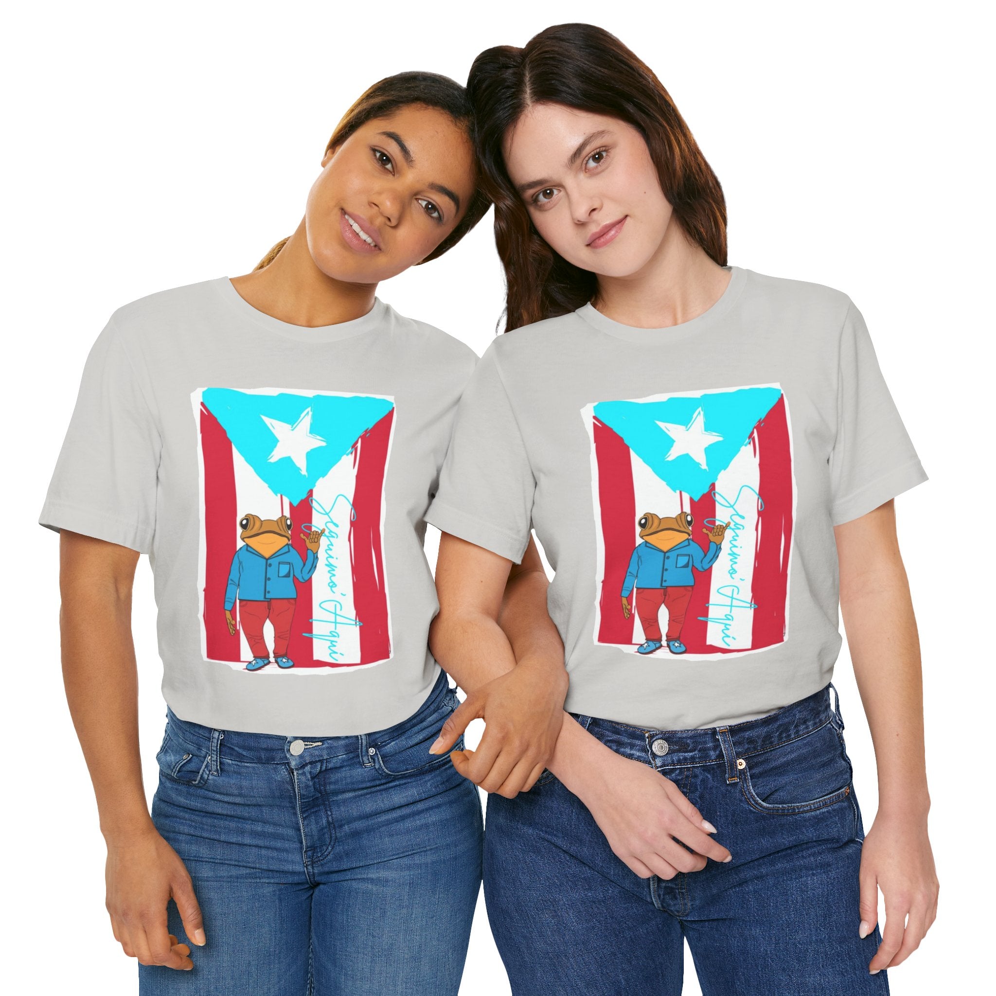 Puerto Rican Coqui Flag T‑Shirt  Boricua Pride Tee