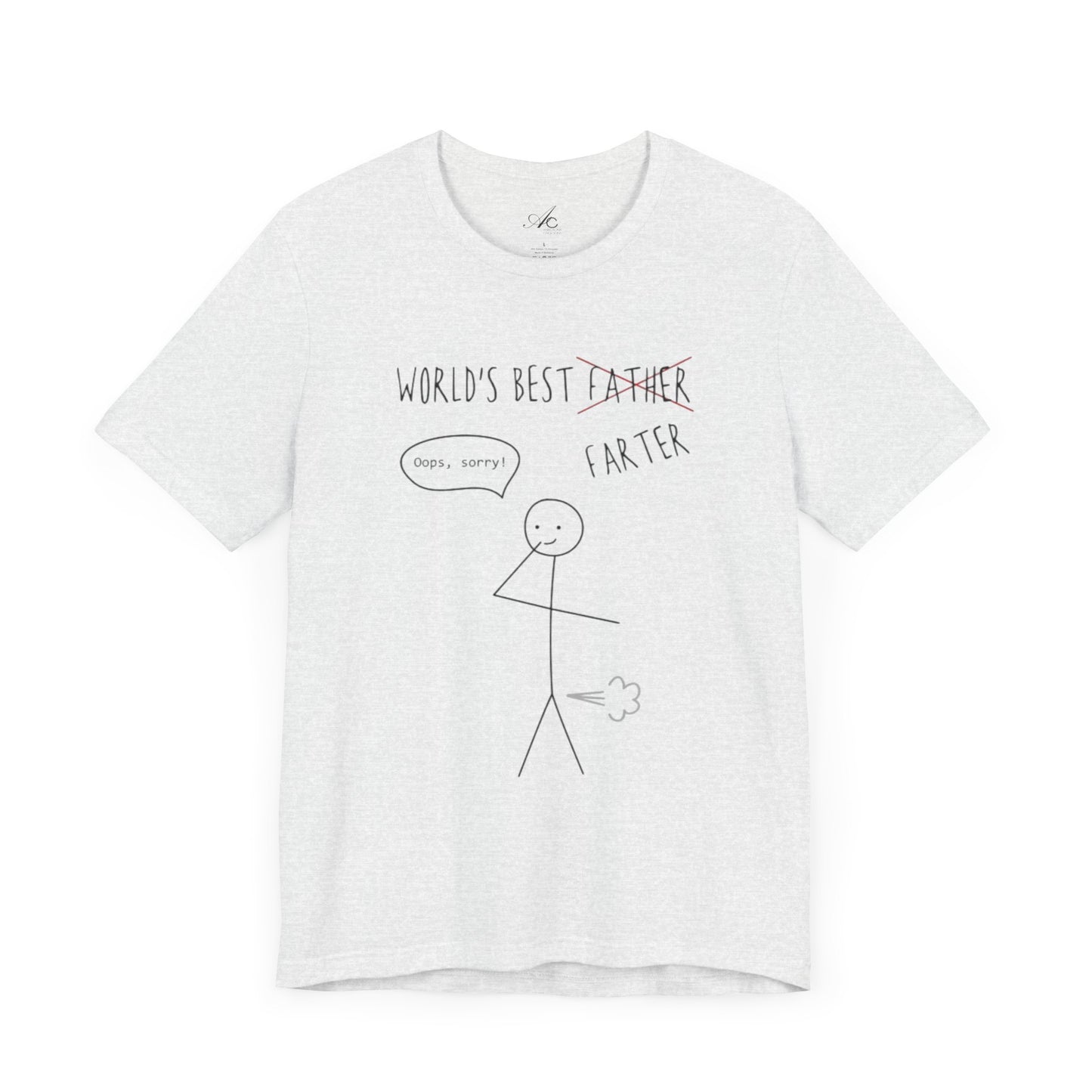 Funny Unisex T-Shirt for Dad, World's Best Farter Tee, Best Dad Ever Shirt, Gift for Father's Day, Dad Humor Apparel