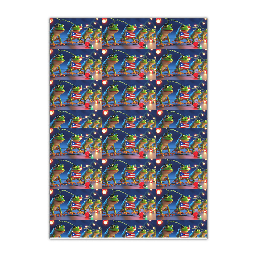 Puerto Rico Wrapping Paper Cultural Gift Wrap | Boricua Heritage Design | Holiday & Celebration Gift Packaging