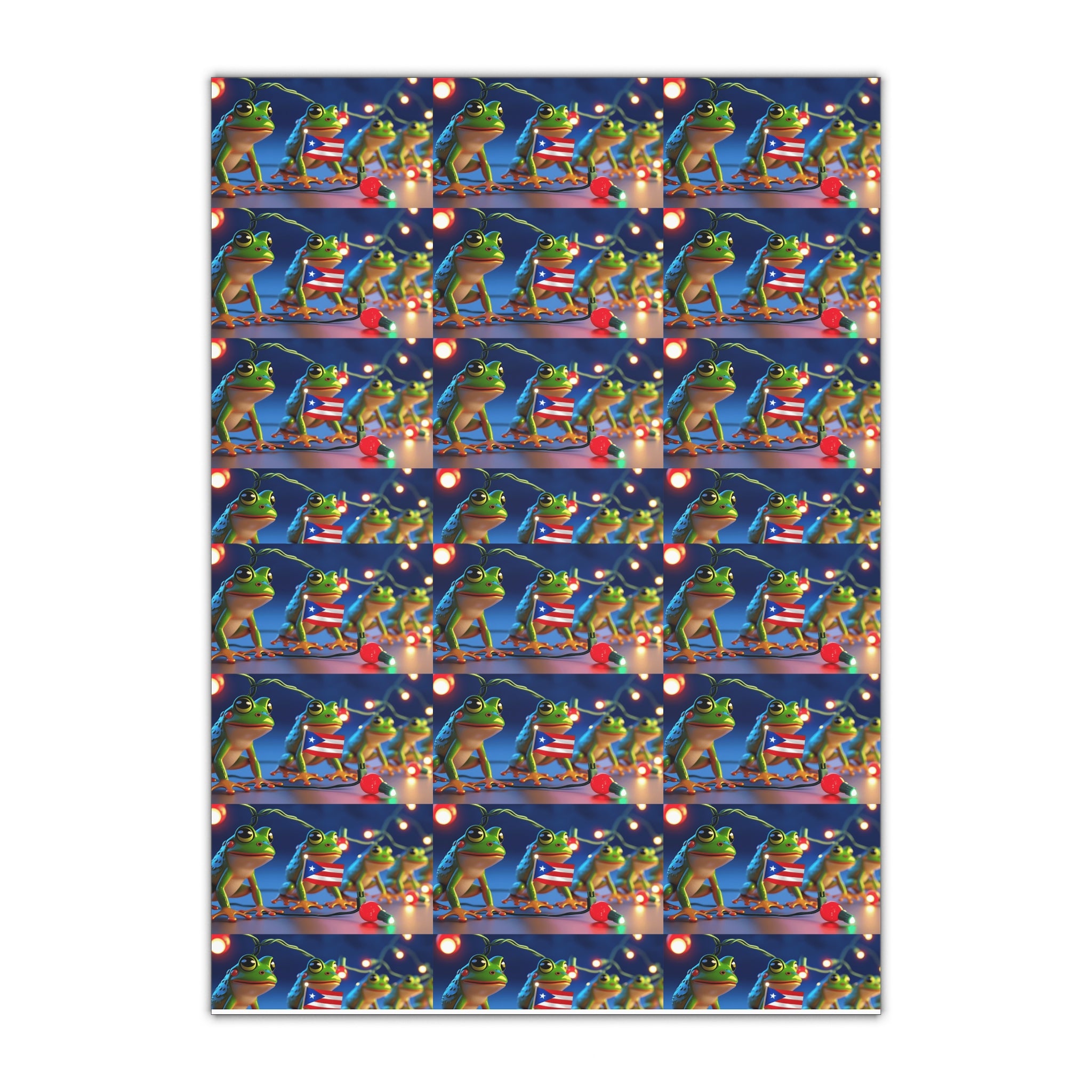 Puerto Rico Wrapping Paper Cultural Gift Wrap | Boricua Heritage Design | Holiday & Celebration Gift Packaging