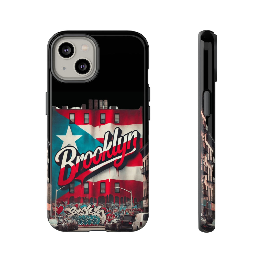 Brooklyn Street Art Phone Case  Urban Graffiti Protective Cover