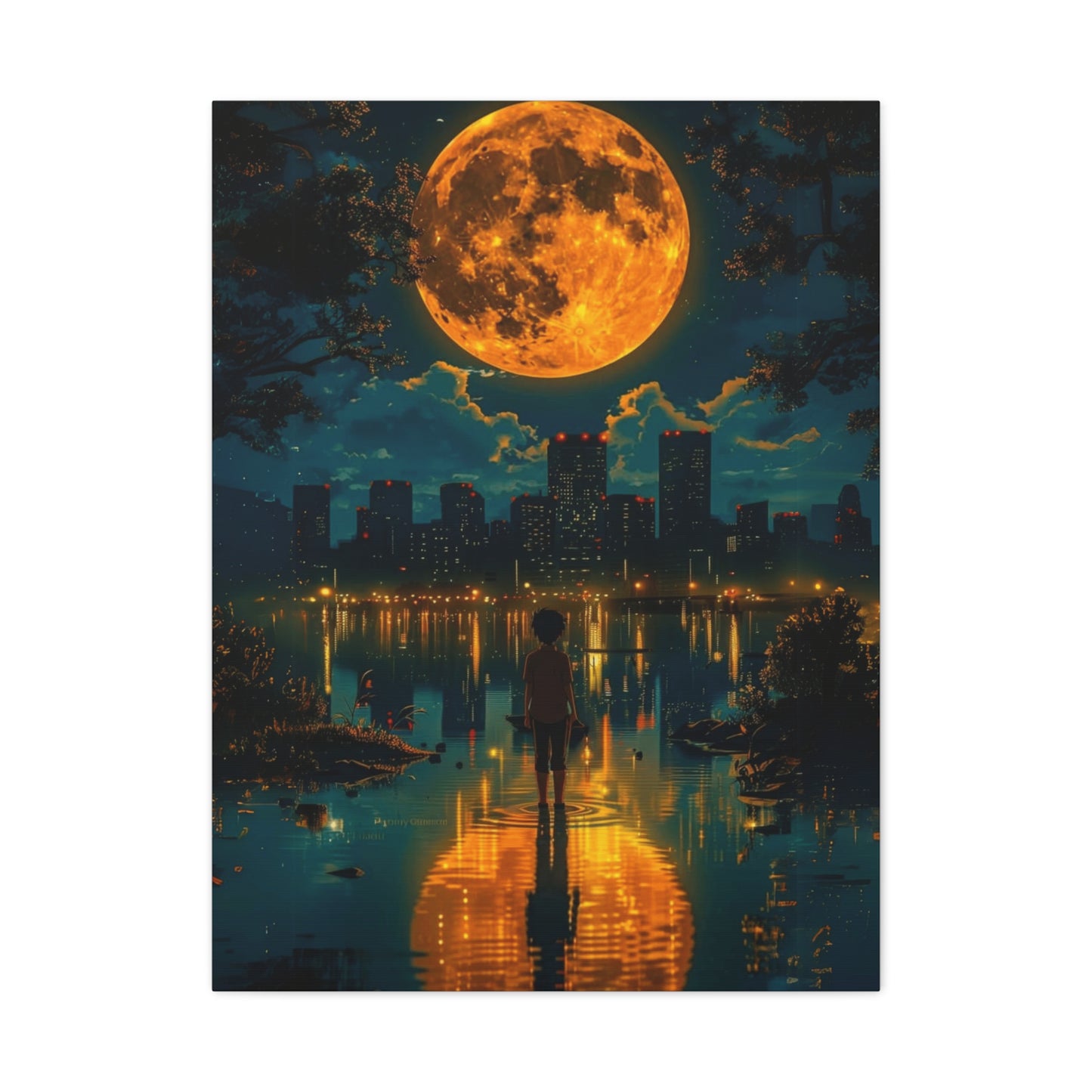 Because words have the power to move you let them live on your wall, Unique Nightscape Decoration, Perfect for Any Occasion