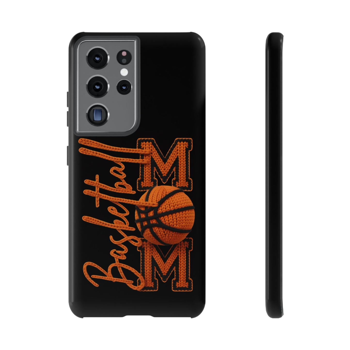 Basketball Mom Phone Case  'Basketball MOM' Protective Hard Cover