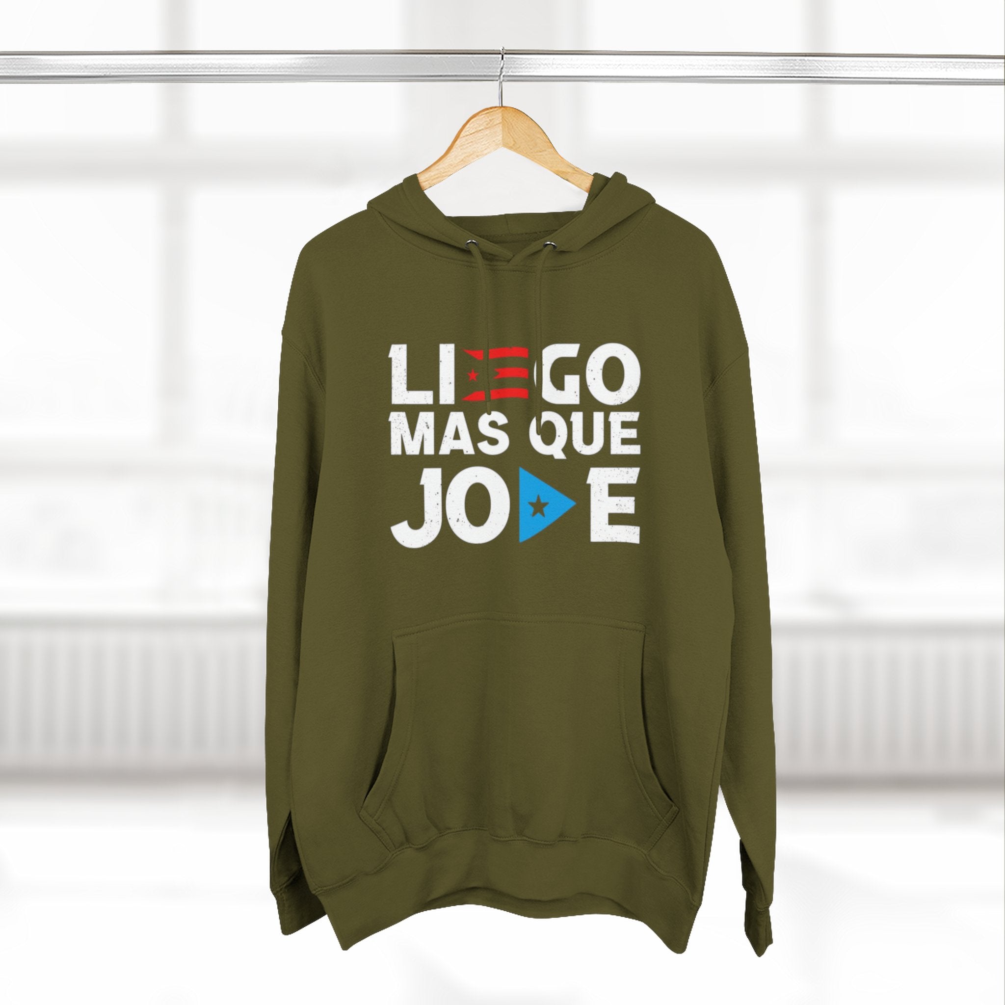 Puerto Rican culture & traditions Navidades Boricuas Collection fleece hoodie
