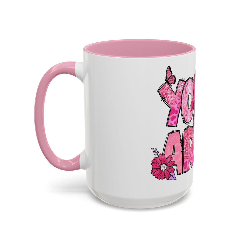 Cancer Hope Collection Empowering Inspirational Mug for Breast Cancer Awareness