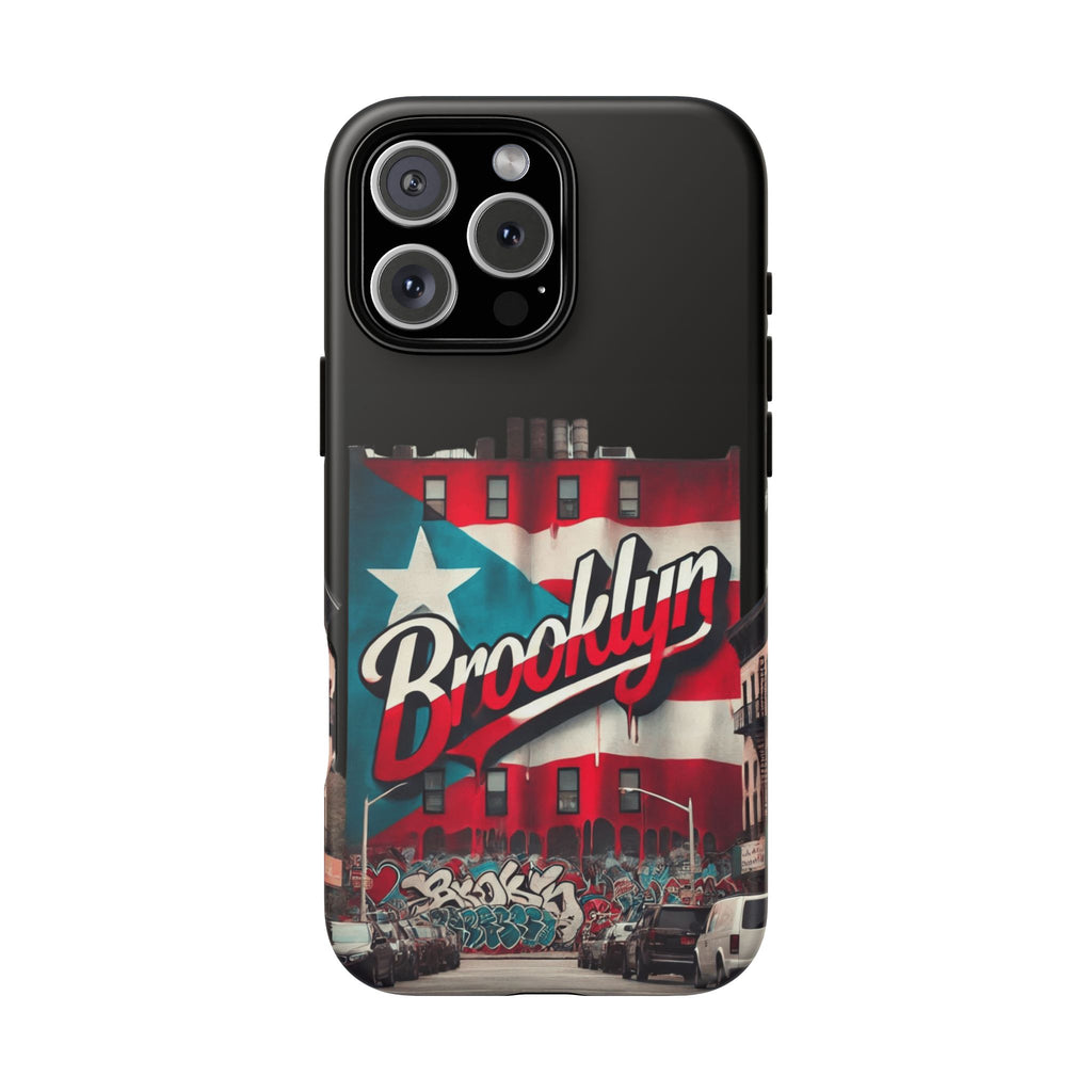 Brooklyn Street Art Phone Case  Urban Graffiti Protective Cover
