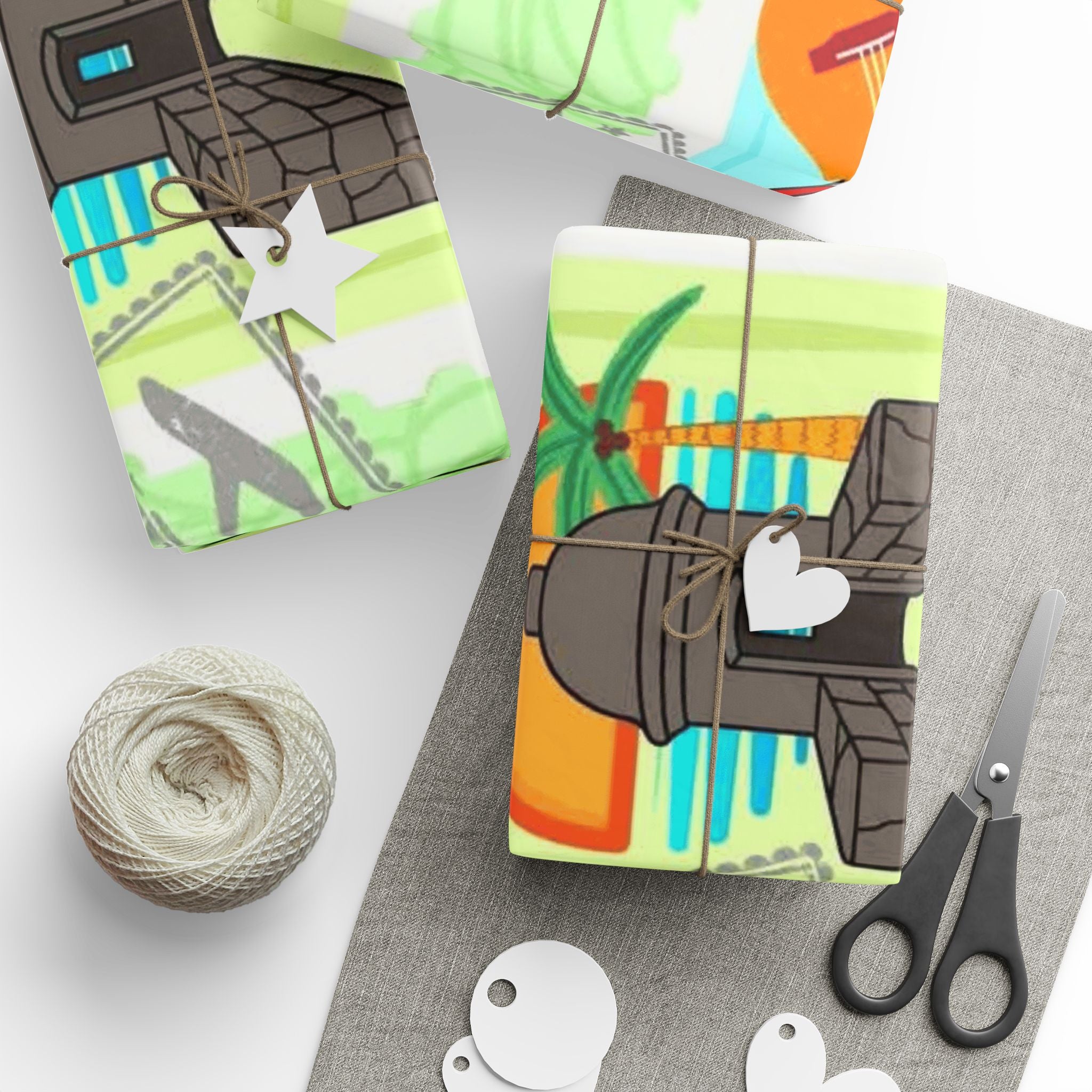 Puerto Rico Wrapping Paper Cultural Gift Wrap | Boricua Heritage Design | Holiday & Celebration Gift Packaging