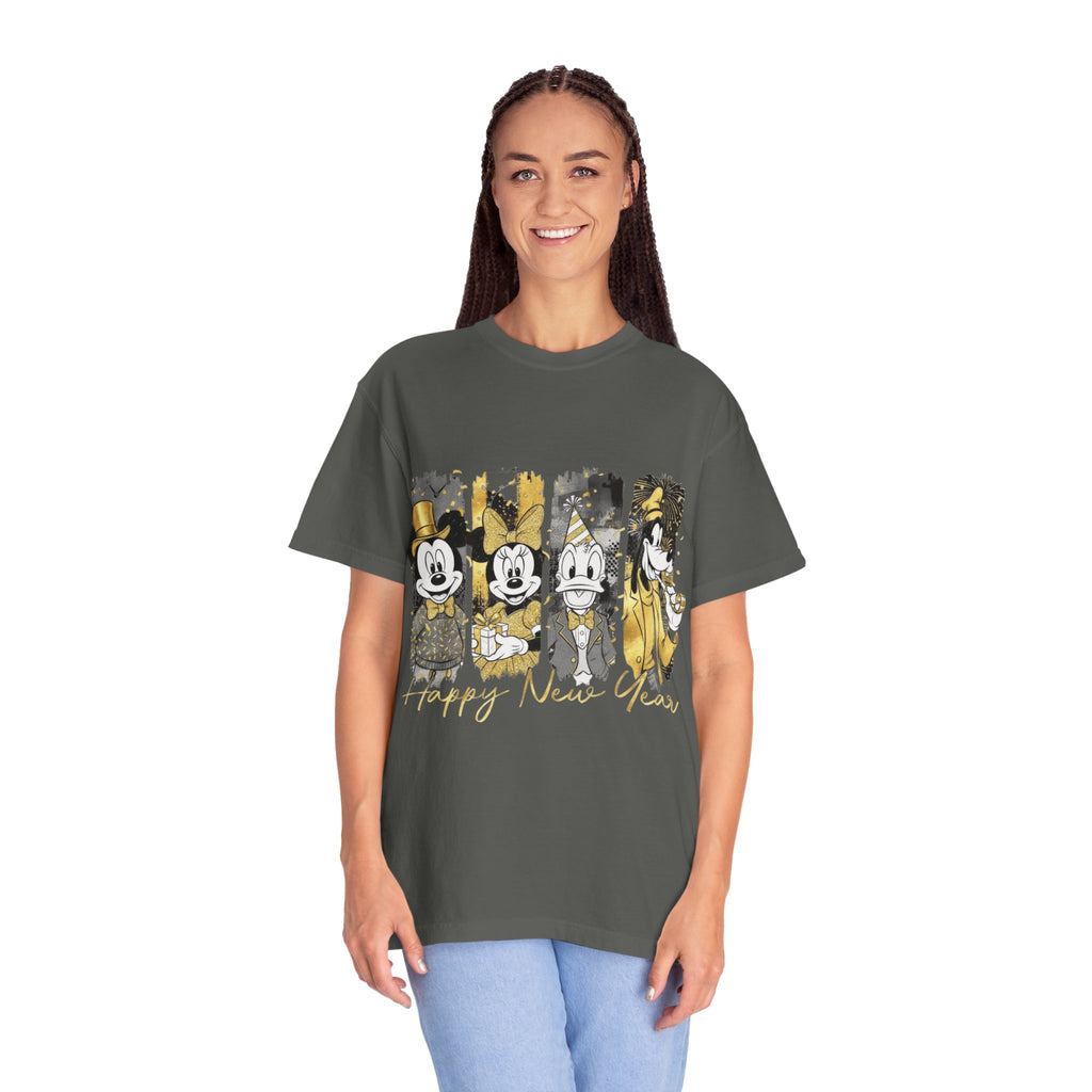 New Year Mickey & Friends T-Shirt  'Happy New Year' Graphic Tee