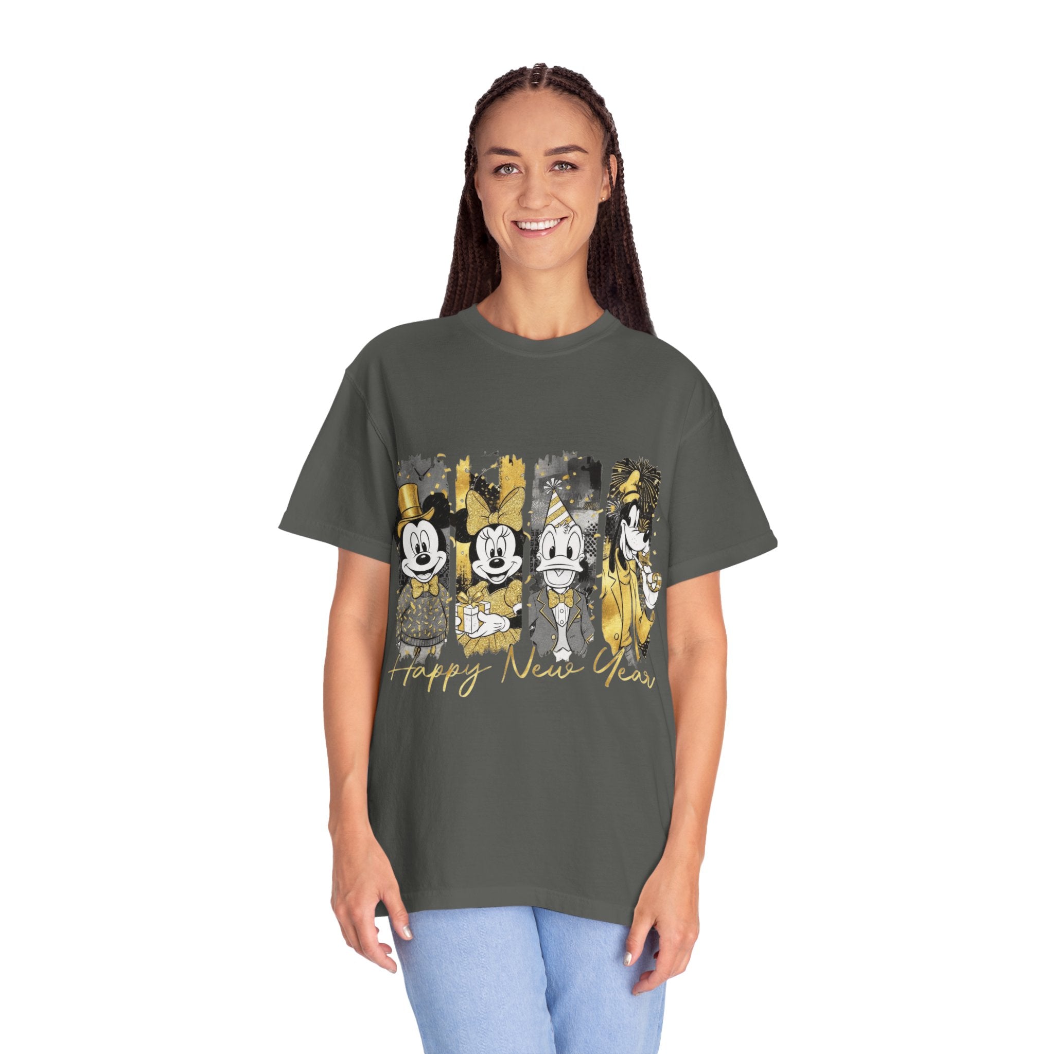 New Year Mickey & Friends T-Shirt  'Happy New Year' Graphic Tee