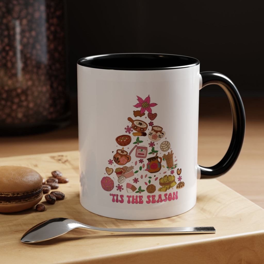 Coffee Mug - 'Tis the Season' Holiday Cookie Tree Accent Mug (11/15oz)
