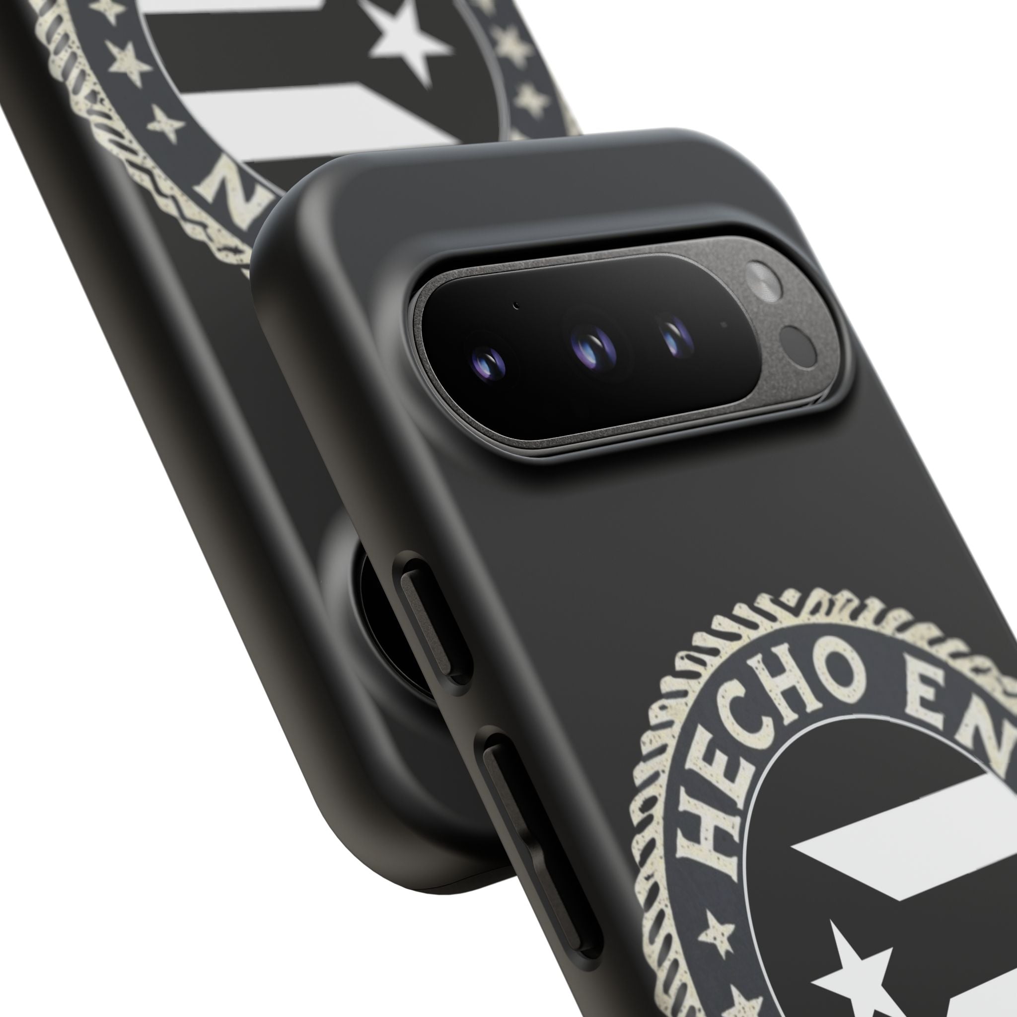 Hecho en Puerto Rico Phone Case  Puerto Rican Flag Emblem Tough Protective Cover