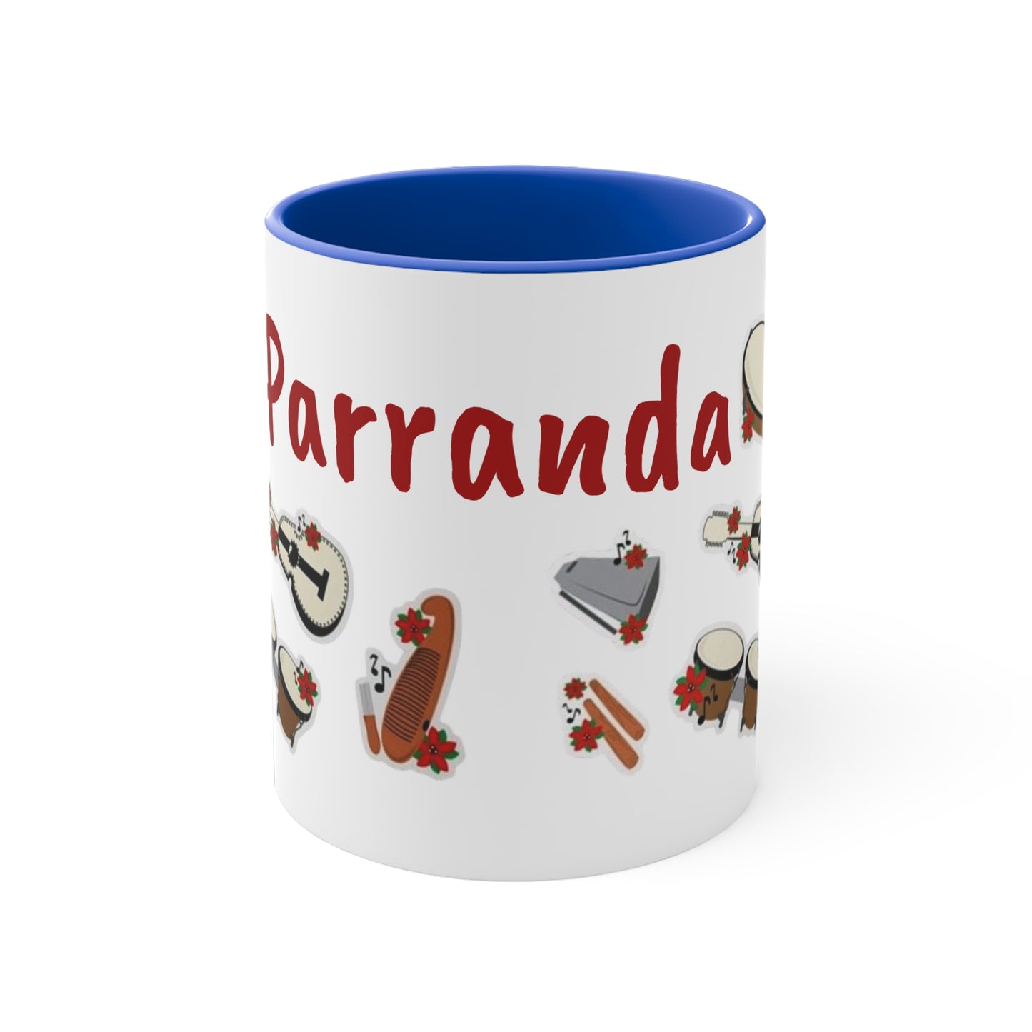 Puerto Rico  Festive Parranda Accent Mug - Perfect for Holiday Cheer