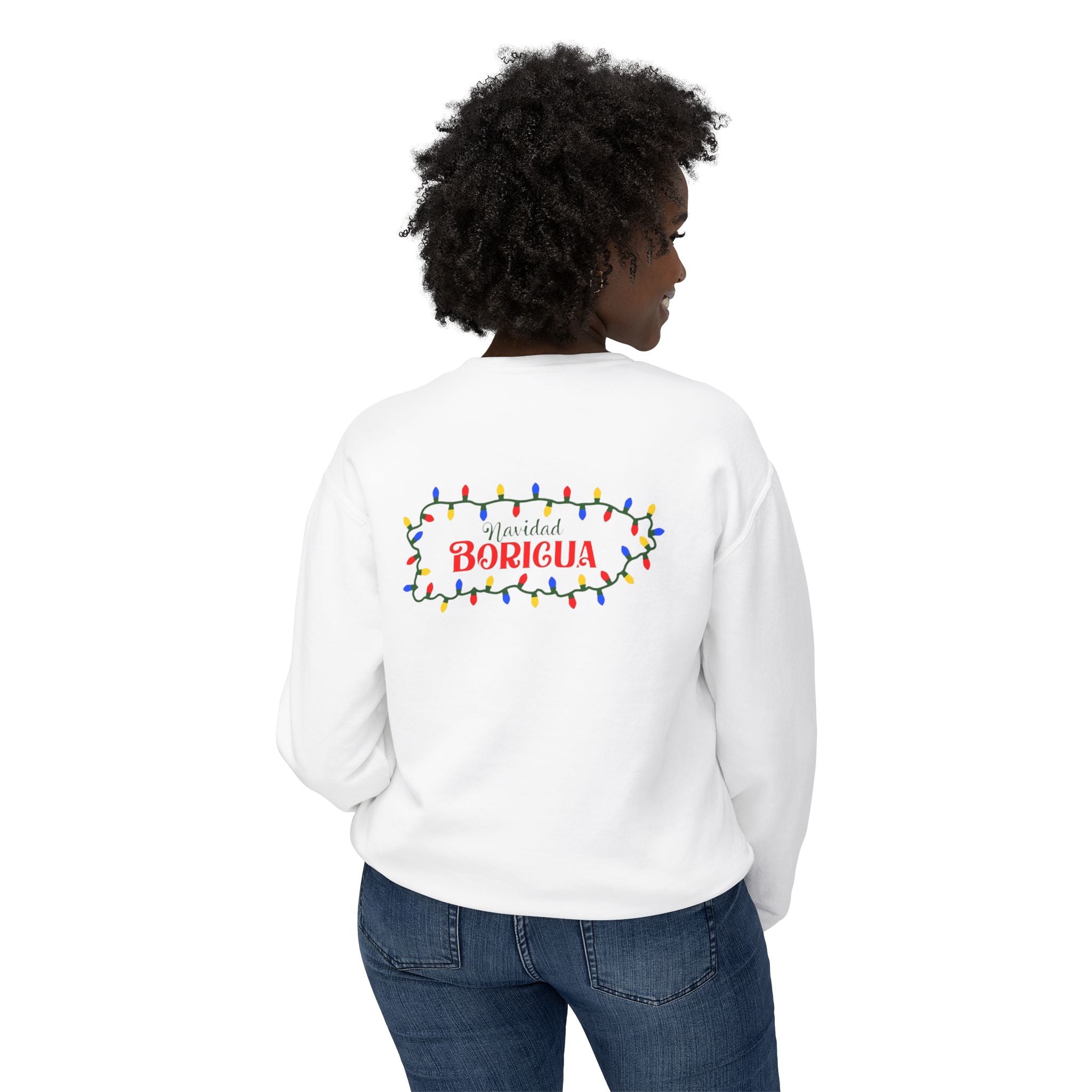 Medalla Light Puerto Rican Holiday Sweatshirt  Navidad Boricua Crewneck Puerto Rico Navidade