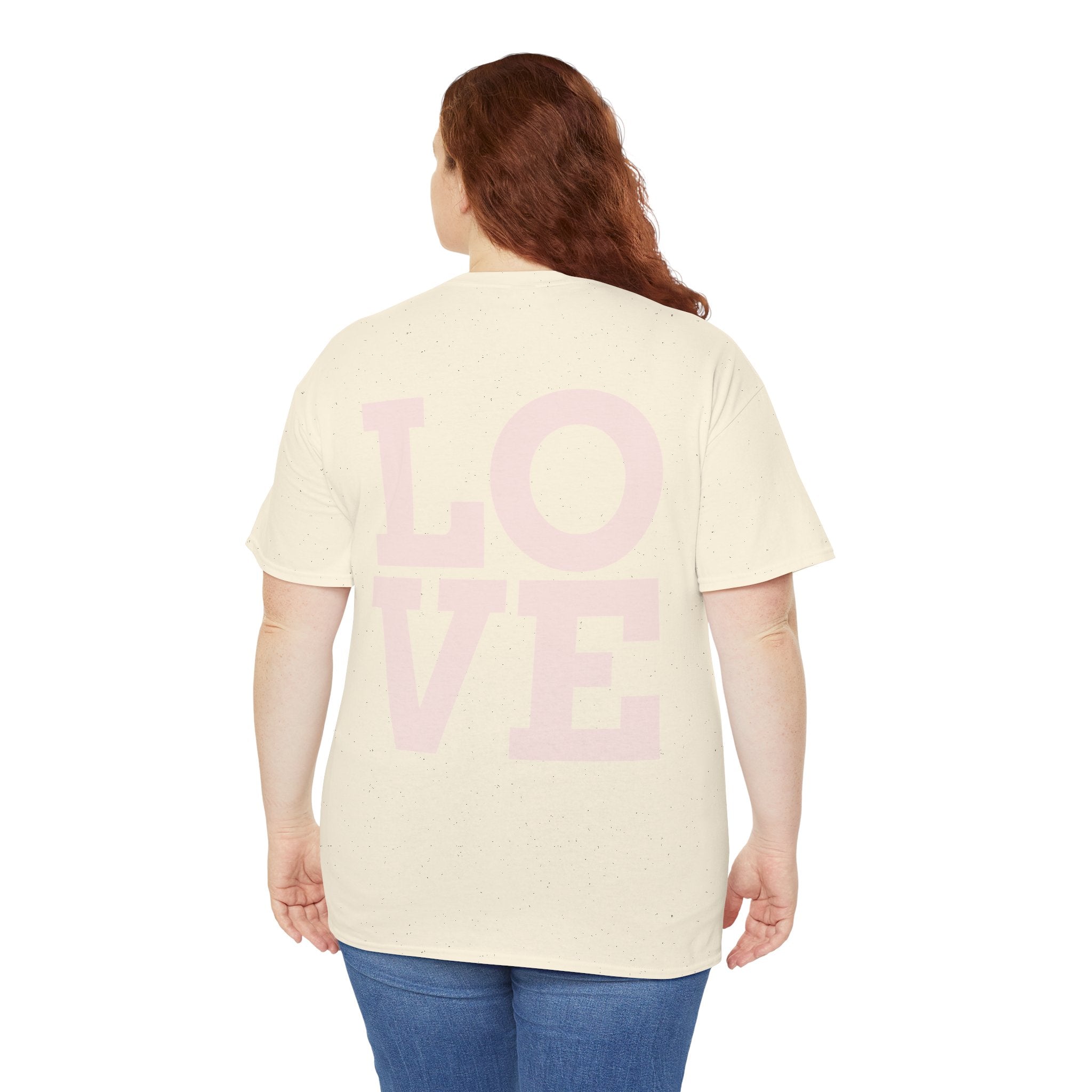Pink Heart Cherries Tee  LOVE Graphic Valentine T-Shirt