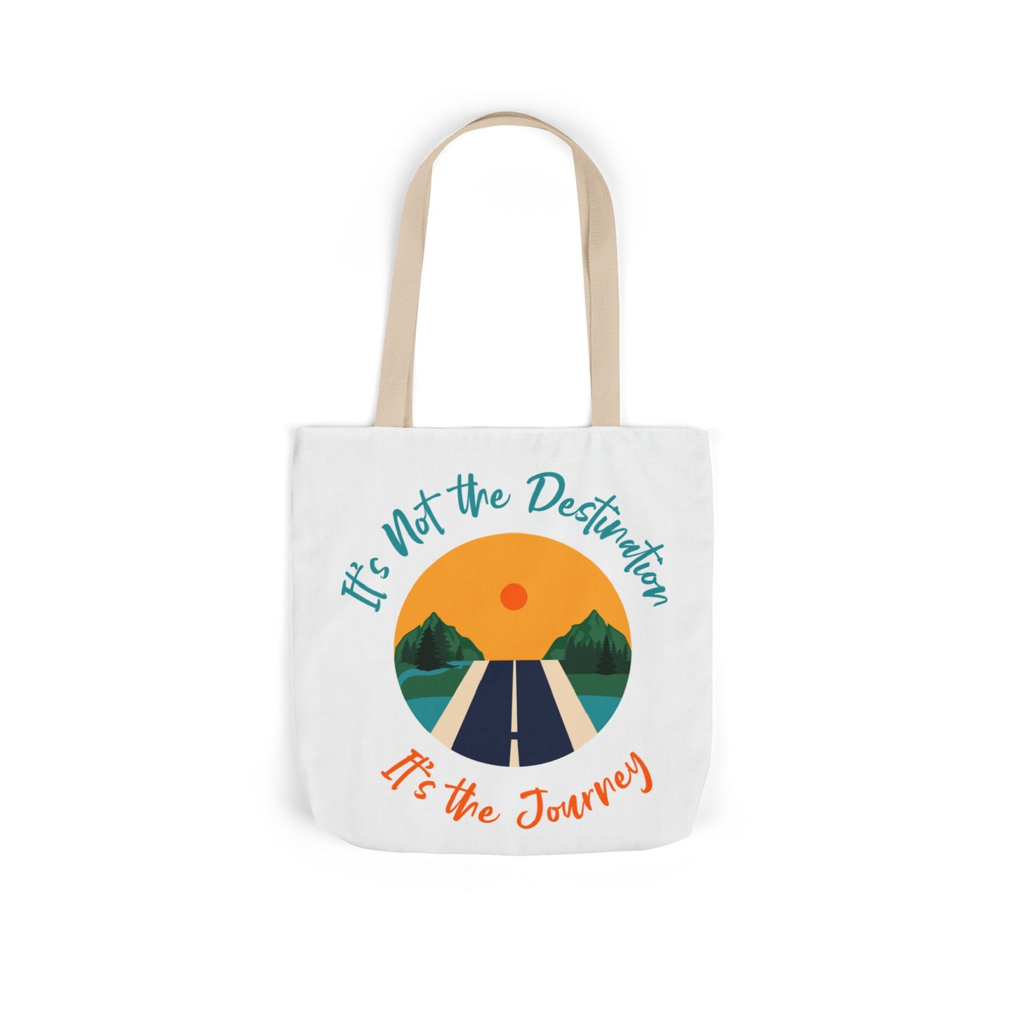 Inspirational Canvas Tote Bag – Perfect for Everyday Adventures, Eco-Friendly Shopping, Beach Days, Travel Companion, Gift for Wanderlust