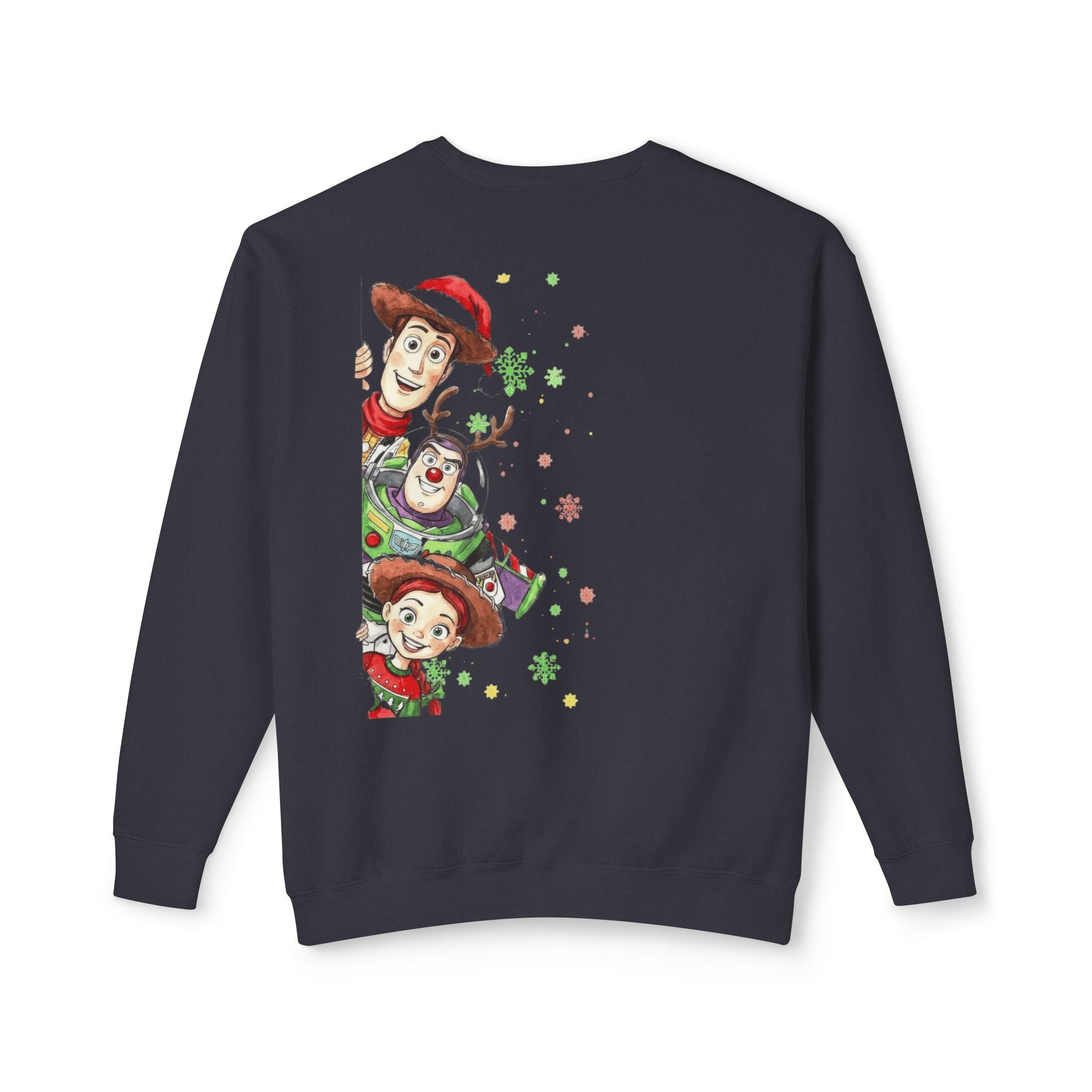 Christmas Toy Cowboy Crewneck Sweatshirt  Festive Woody & Friends Holiday Sweatshirt Cartoon Christmas T-shirts and Sweaters