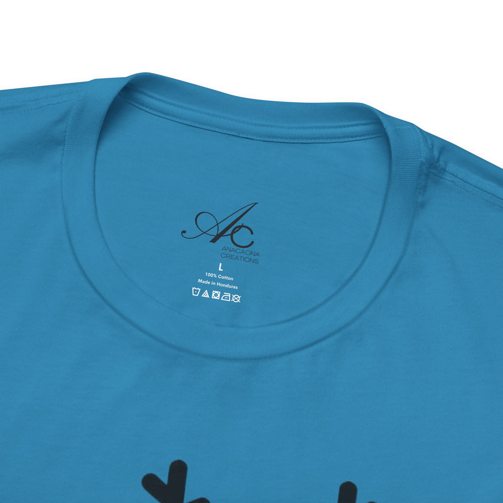 Christmas Reindeer Graphic Tee - Unisex Jersey Short Sleeve Shirt