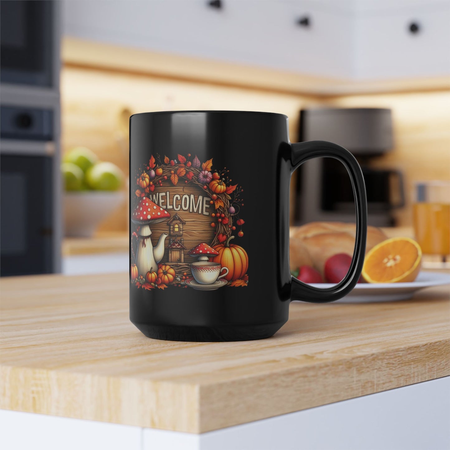 Fall Coffee Mug Cozy Autumn Quote Cup Pumpkin Season Gift Cozy Fall Welcome Mug