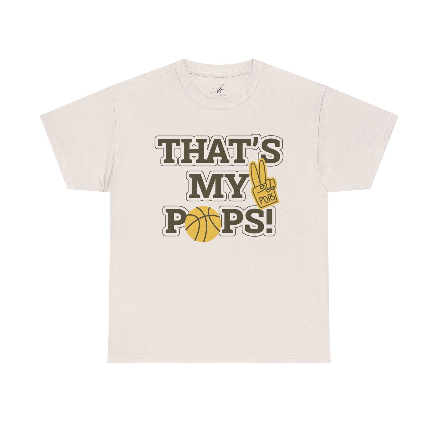 Basketball Dad Tee, Unisex Heavy Cotton T-Shirt for Father's Day, Sports Gift, Father's Day Gift, Family Tee, Casual Wear