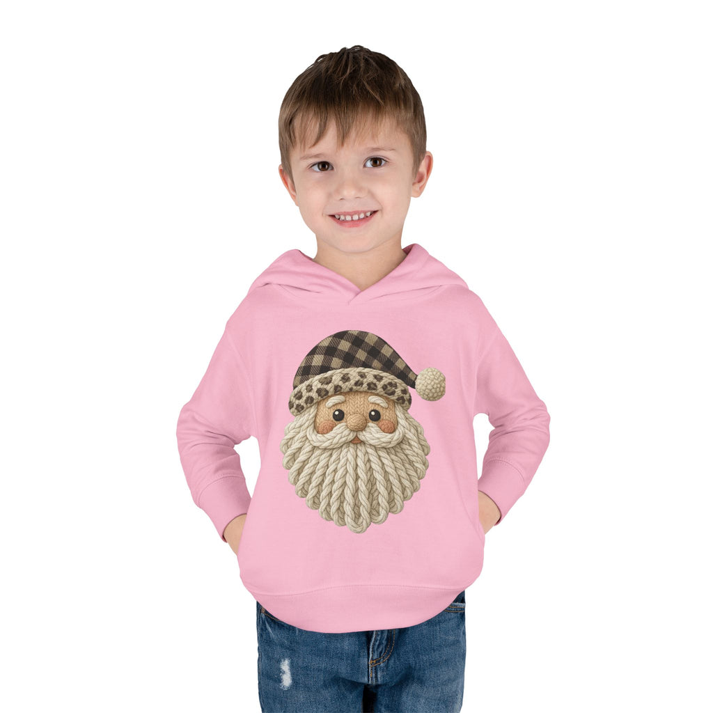 Toddler Hoodie  Cozy Plaid Santa Gnome Pullover