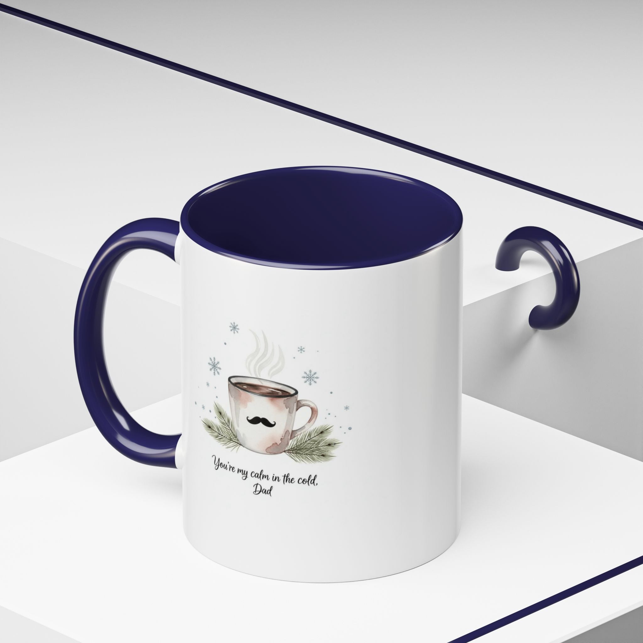 Holiday Coffee Cups with Festive Quotes & Designs Personalized Dad Coffee Mug You're my reason in the world
