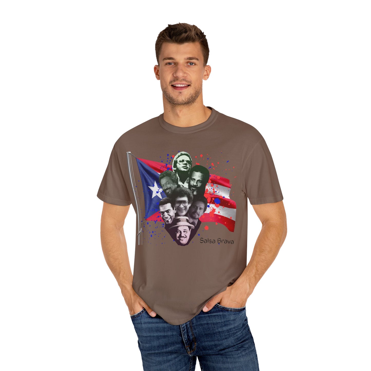 Salsa Brava T-Shirt, Vibrant Puerto Rican Pride Shirt, Gift for Salsa Lovers, Unisex Festival Tee, Caribbean Culture Apparel