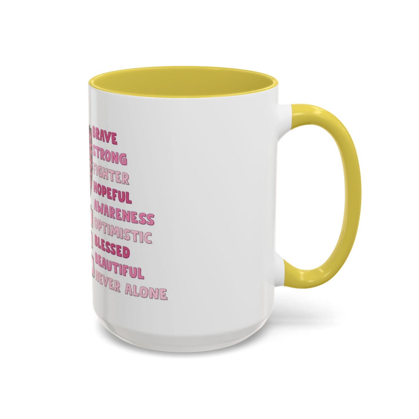 Cancer Hope Collection Empowering Inspirational Mug for Breast Cancer Awareness