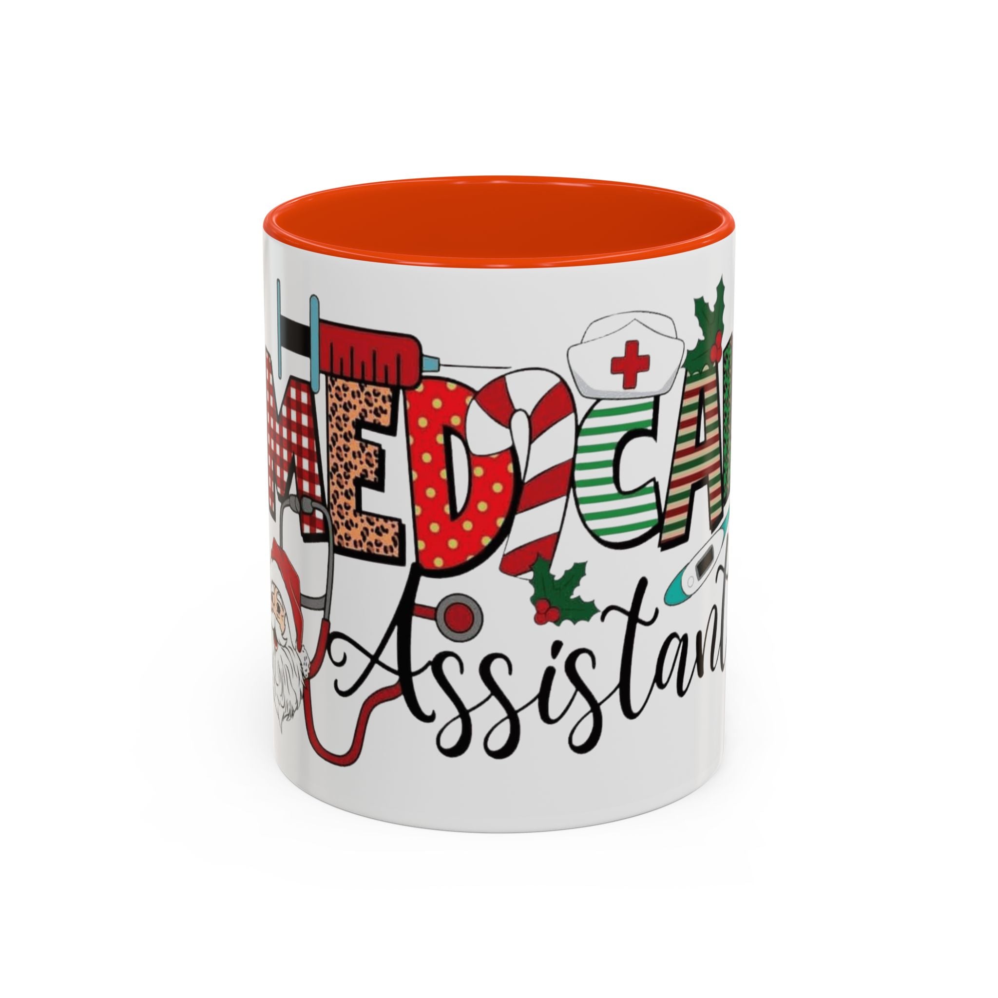 Medical Assistant Christmas Mug — Festive Colorful 11oz/15oz Coffee Cup Medical Christmas Mug