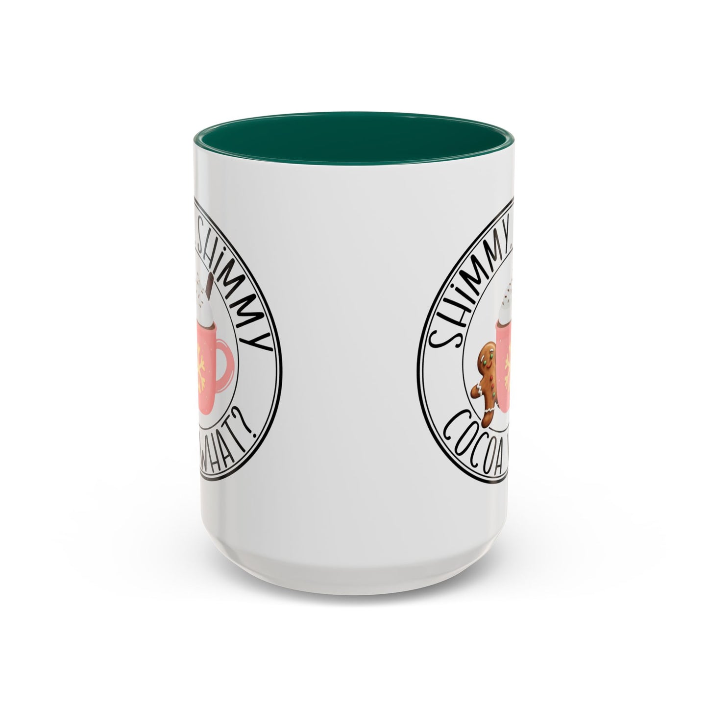 Cute Cocoa Mugs with Gingerbread Design Perfect for Winter Holiday CheerBeverage Cup Christmas Design