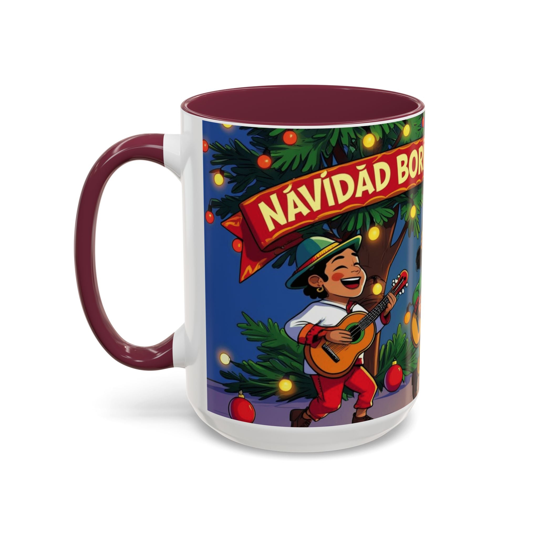 Navidad Boricua Mug Vibrant Puerto Rican Celebration Mug