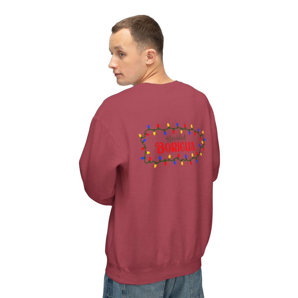 Medalla Light Puerto Rican Holiday Sweatshirt  Navidad Boricua Crewneck Puerto Rico Navidade