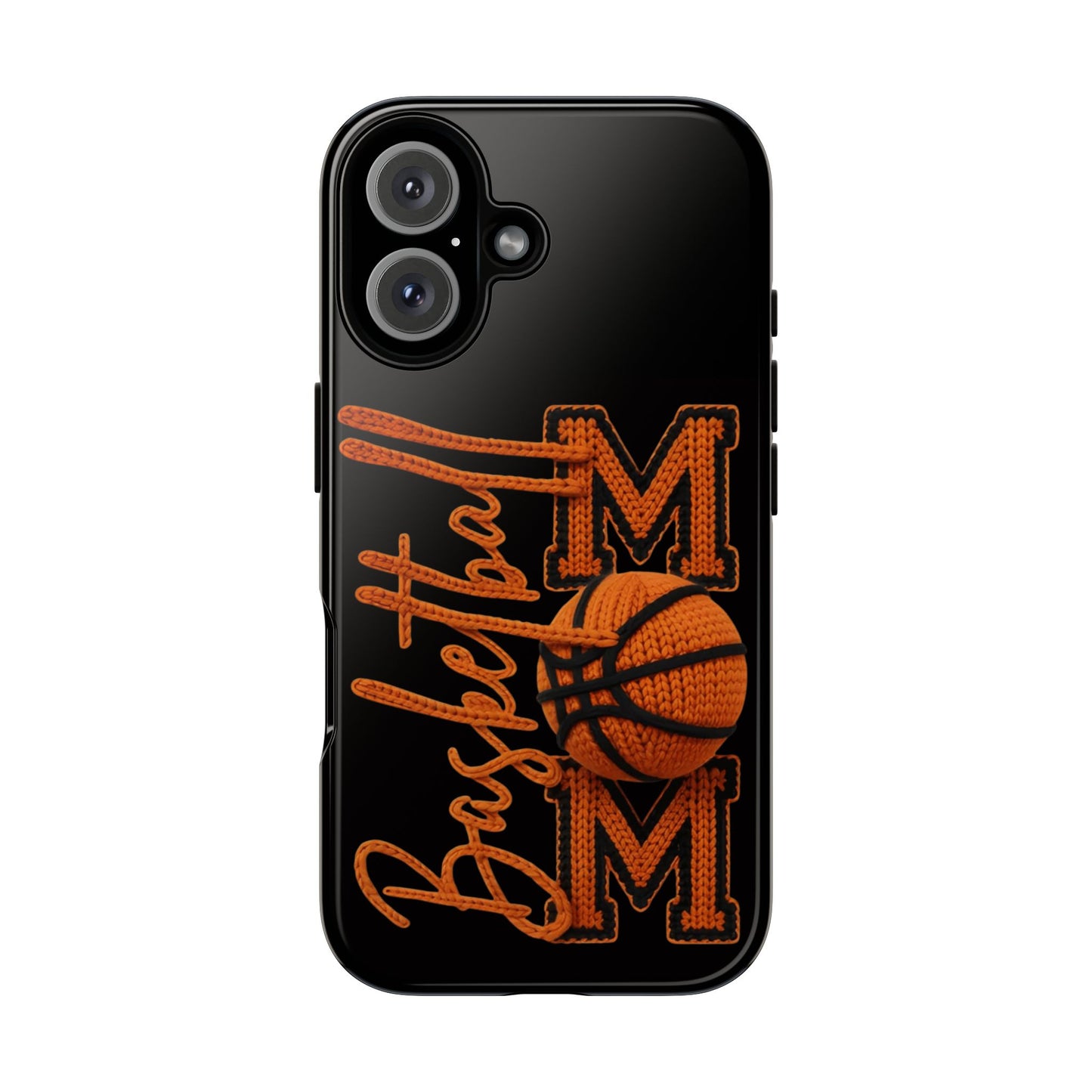 Basketball Mom Phone Case  'Basketball MOM' Protective Hard Cover