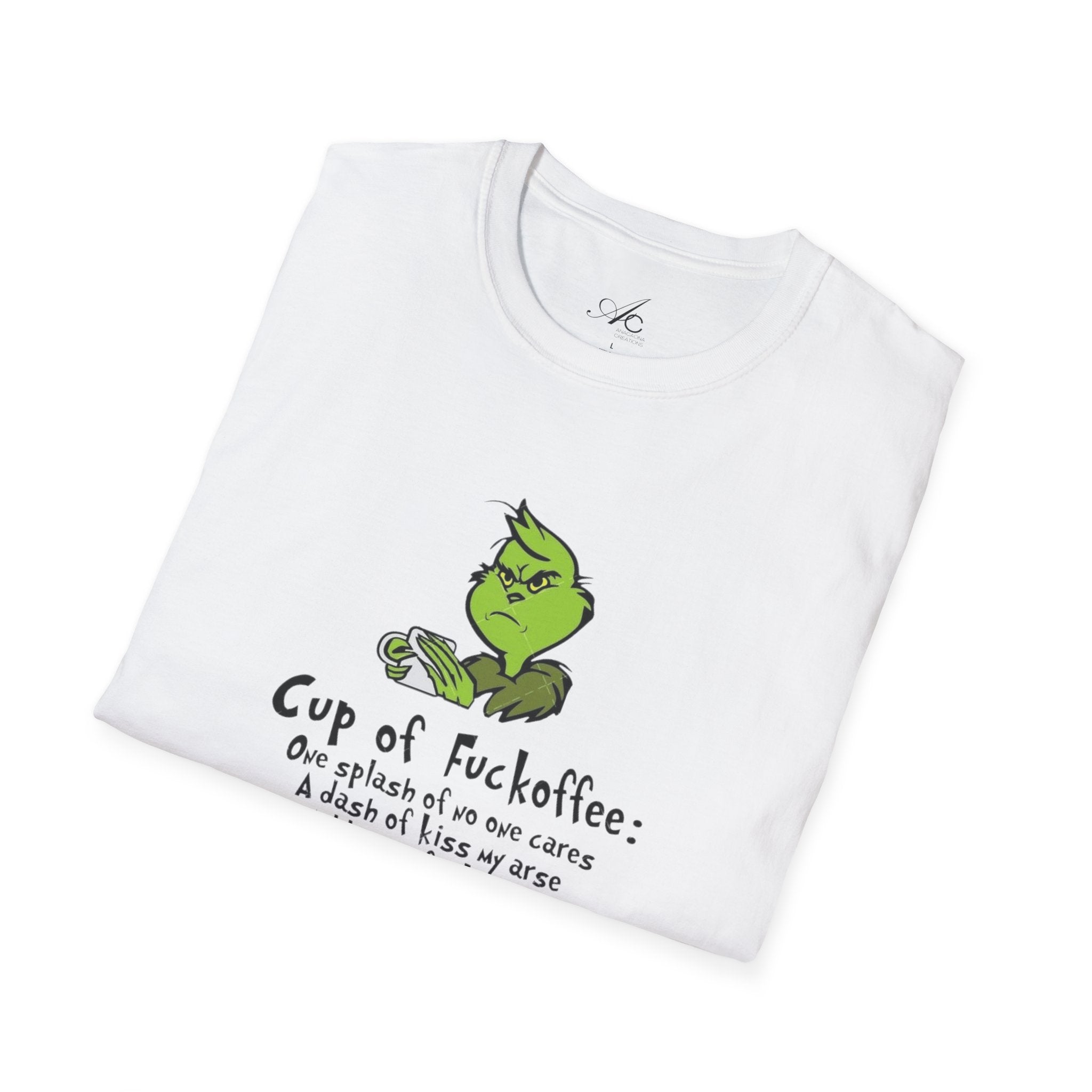 Holiday Apparel | Christmas Tees & Sweatshirts with Festive Quotes Funny Grinch Coffee Lover T-Shirt