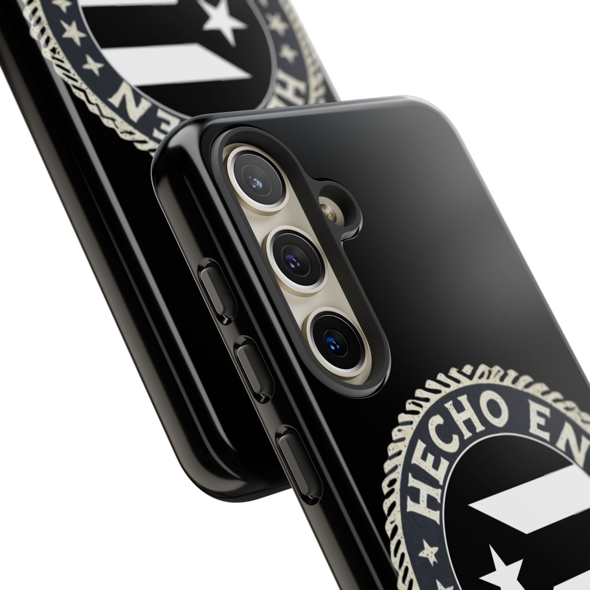 Hecho en Puerto Rico Phone Case  Puerto Rican Flag Emblem Tough Protective Cover
