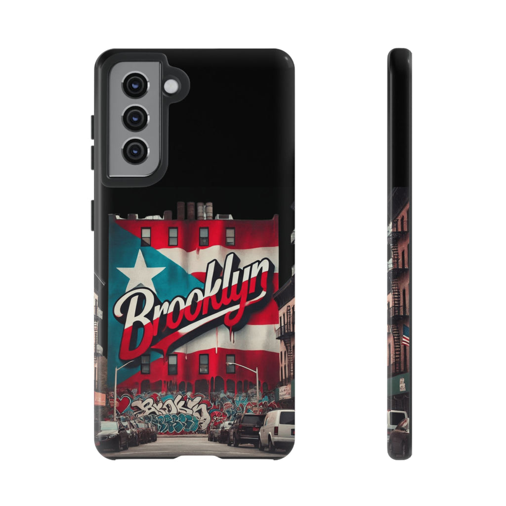 Brooklyn Street Art Phone Case  Urban Graffiti Protective Cover