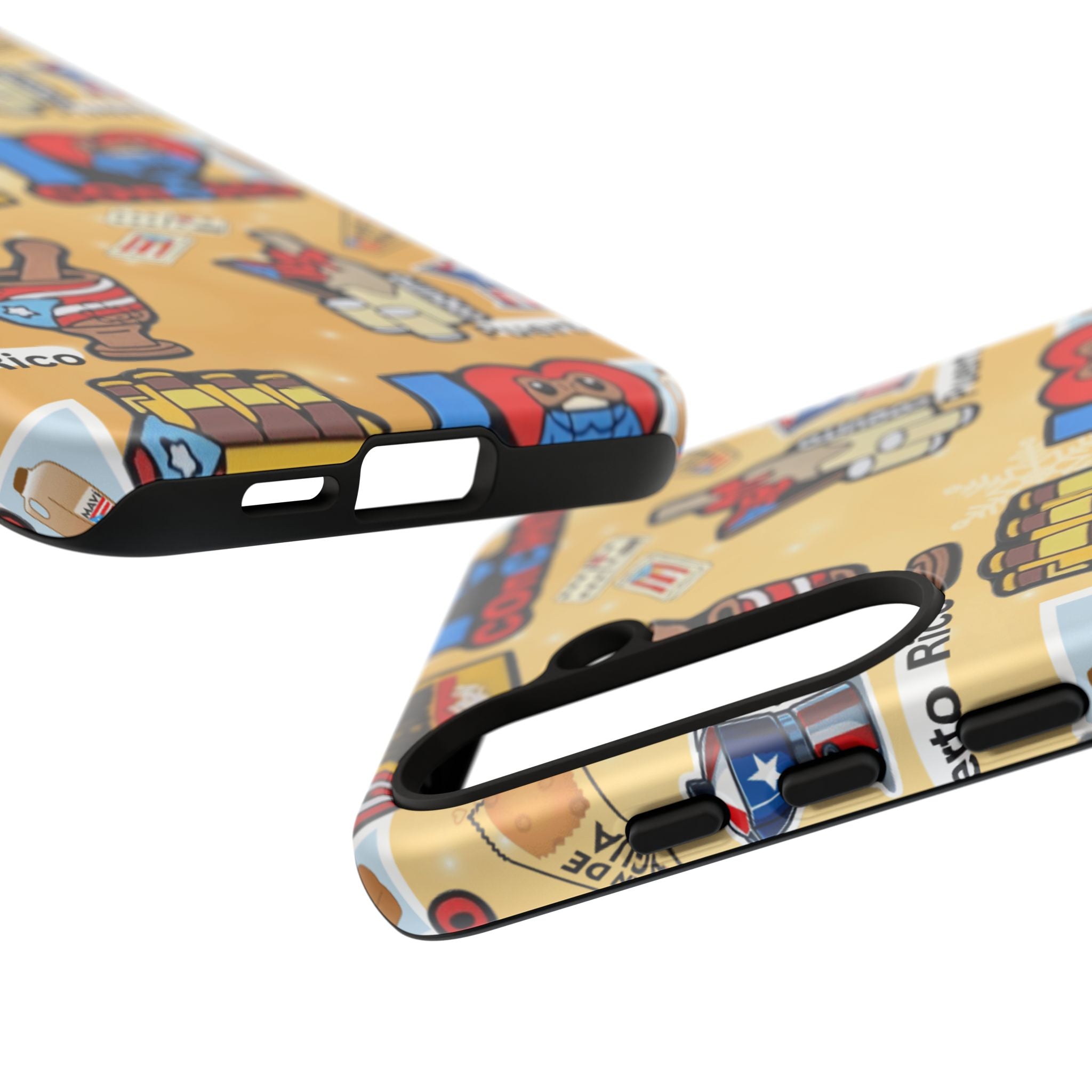 Puerto Rico Sticker Collage Tough Case  ‘I  Concho’ Pattern Phone Case