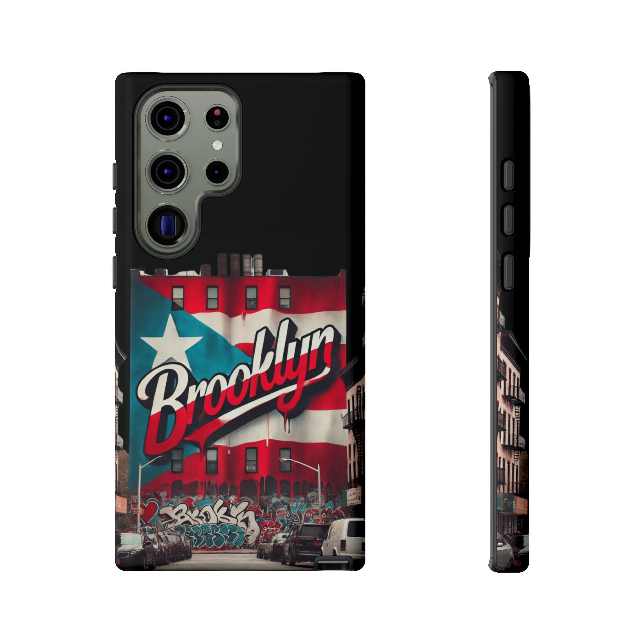 Brooklyn Street Art Phone Case  Urban Graffiti Protective Cover