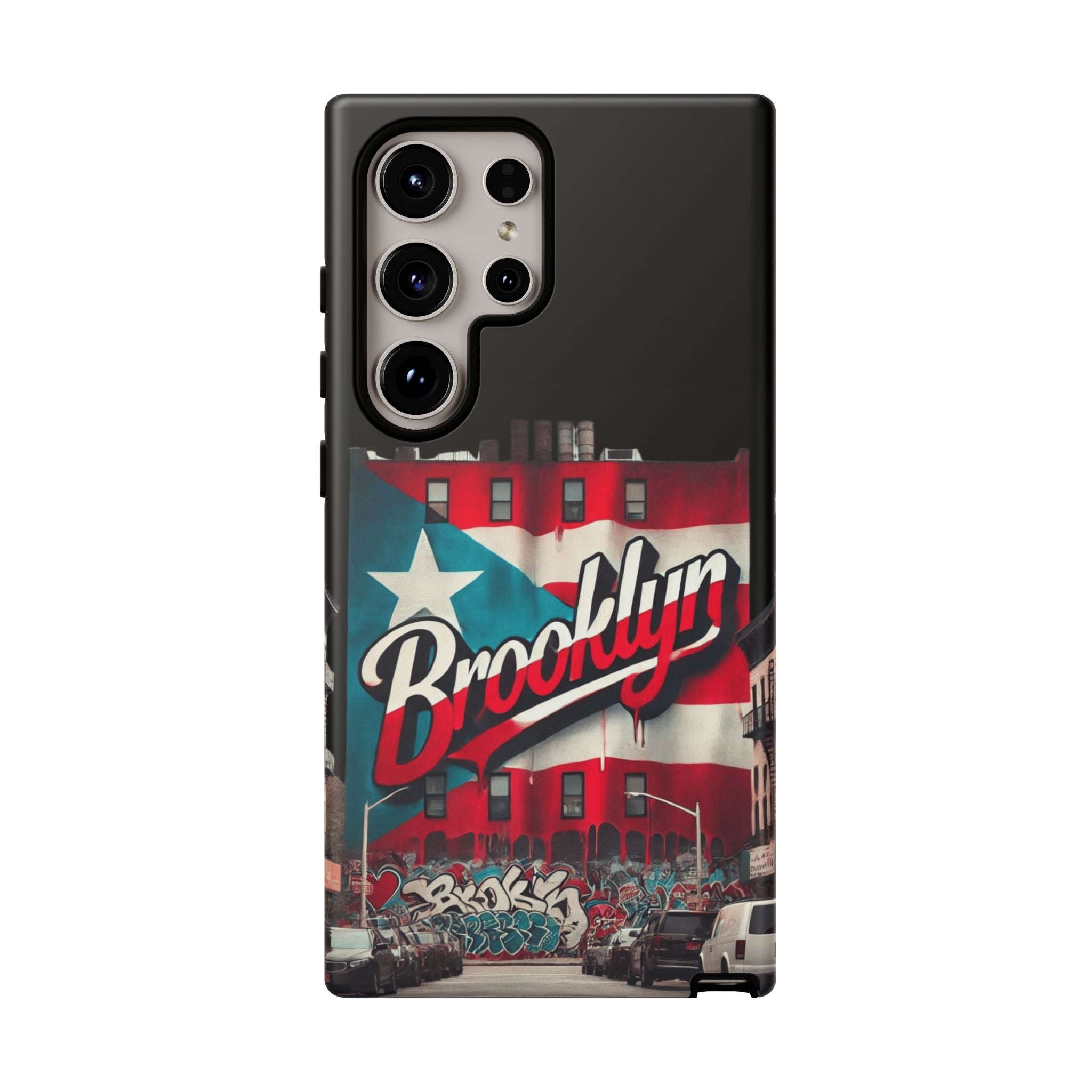 Brooklyn Street Art Phone Case  Urban Graffiti Protective Cover