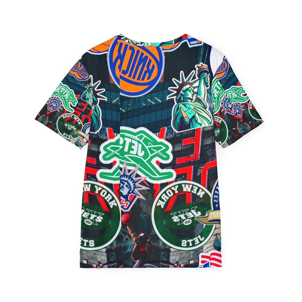 New York Sports Collage Men's Jersey — NYC Icons All-Over Print