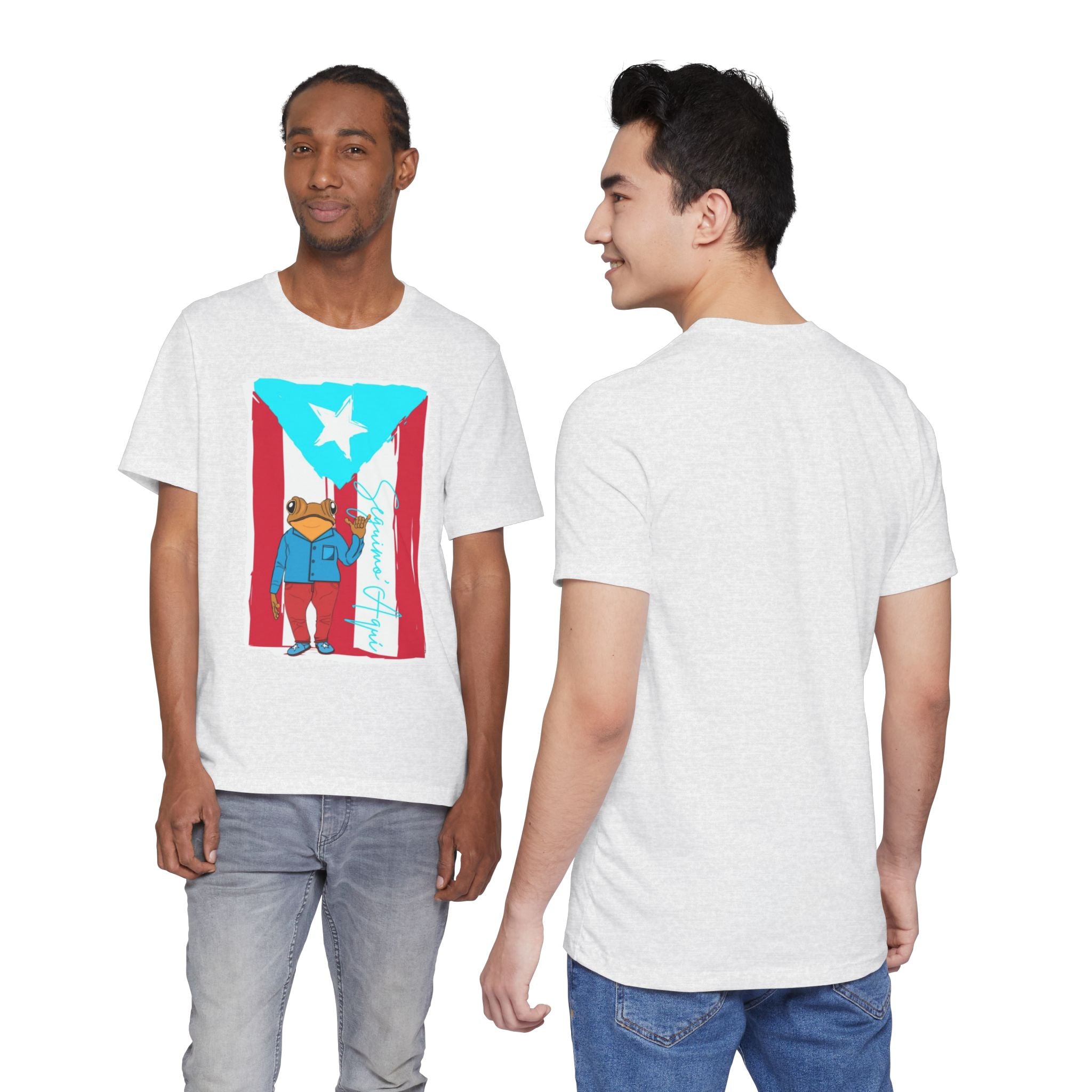 Puerto Rican Coqui Flag T‑Shirt  Boricua Pride Tee