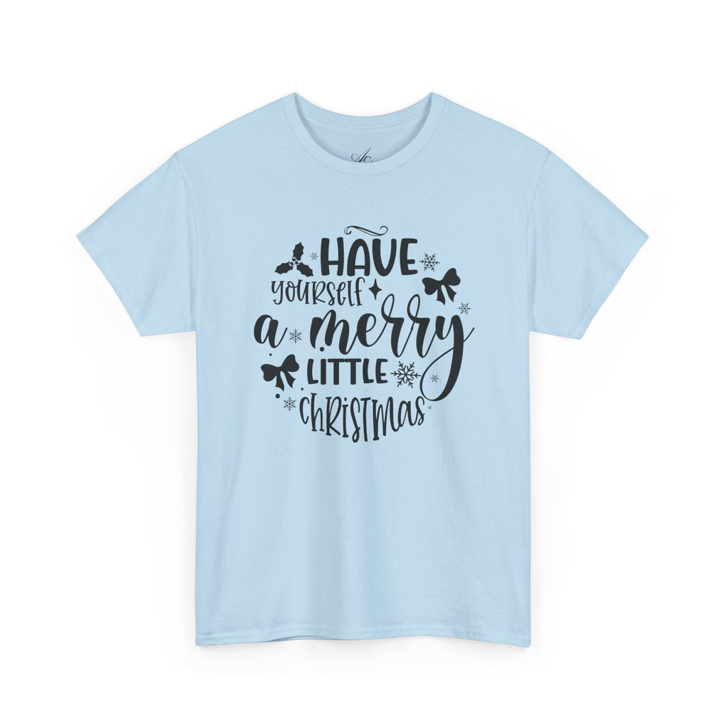 Merry Christmas Cotton Tee Holiday Graphic Tees & Cozy Festive Wear