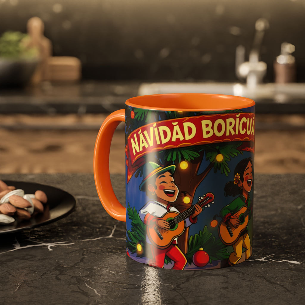 Navidad Boricua Mug Vibrant Puerto Rican Celebration Mug