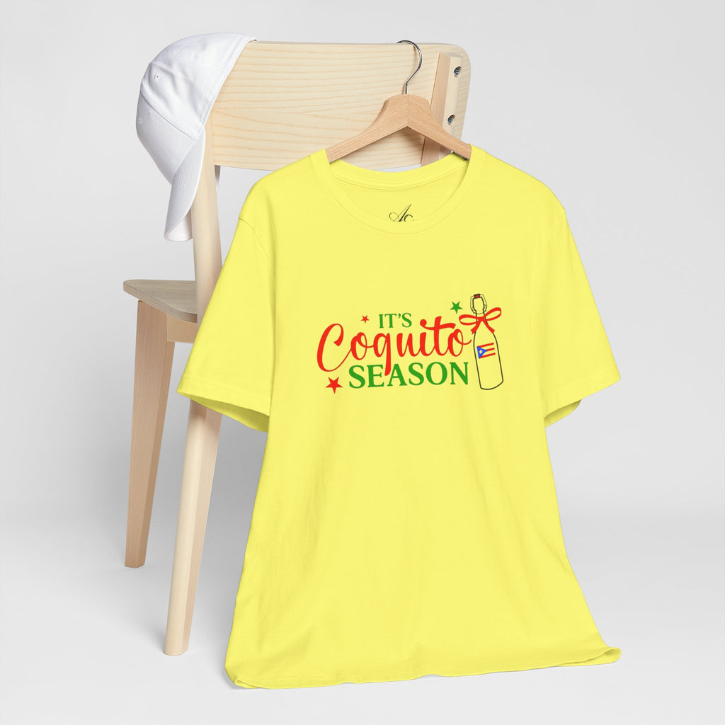 It's Coquito Season T-Shirt - Christmas Puerto Rican Holiday Cocktail Tee