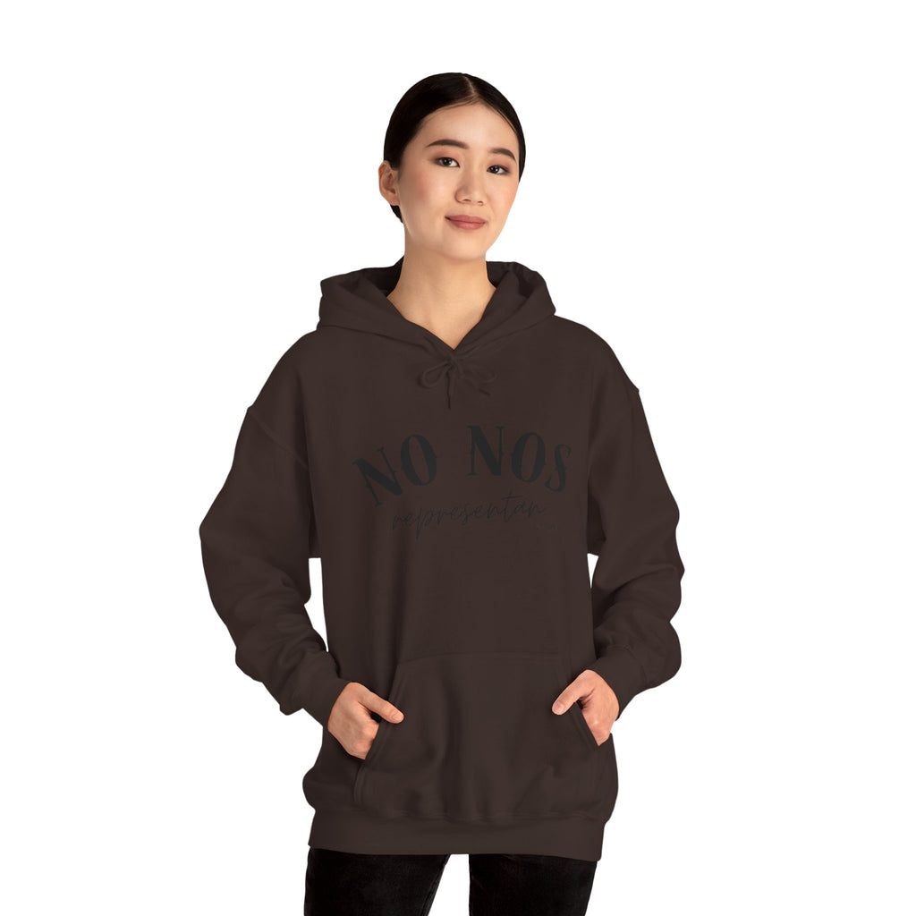 Puerto Rican Pride Hoodie  “No Nos representan” Front & Puñeta Flag Back